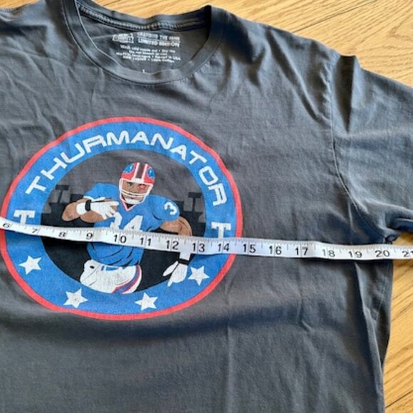 Buffalo Bills Thurman Thomas Vintage T-Shirt Men's / Unisex L " Thurmanator" - Picture 7 of 8